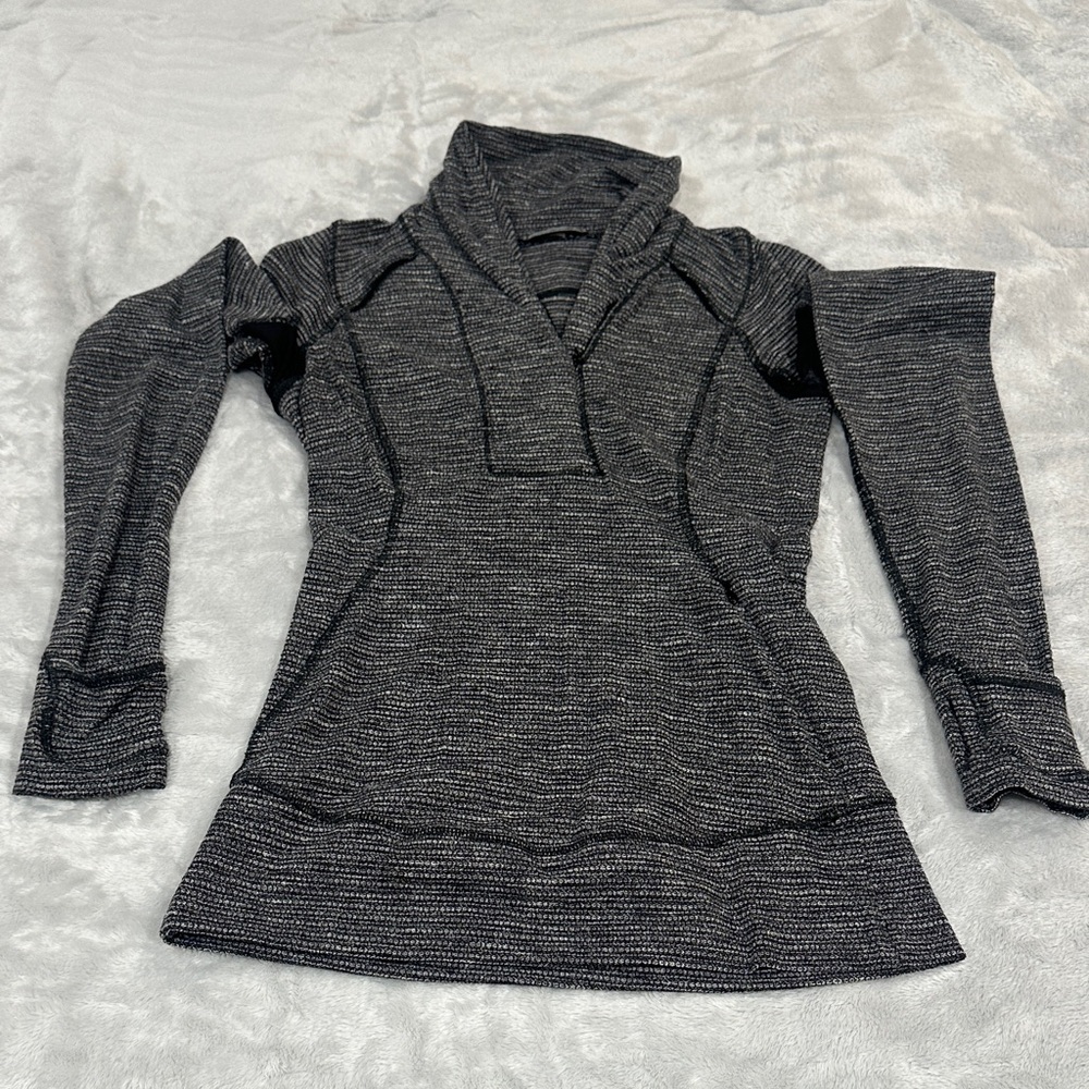 Lululemon Athletica Black Quarter Zip Pullover Jacket